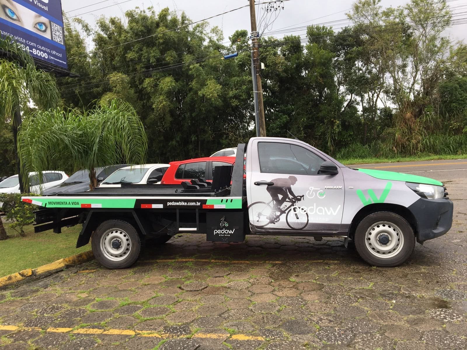 Envelopamento de veículo Pedaw Bike Shop